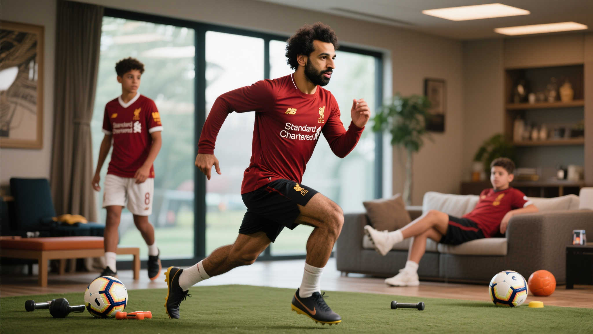 对于年轻球迷和未来希望效仿他的人来说，萨拉赫是一位